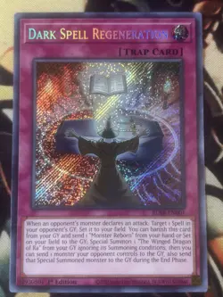 Yugioh: Dark Spell Regeneration - BLAR-EN001 - Secret Rare - 1st Edition - NM - Image 1