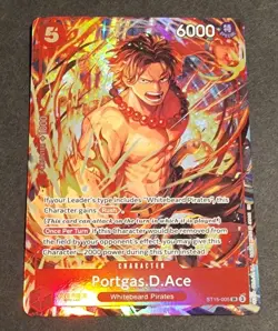Portgas.D.Ace (Illustration Box Vol.5) ST15-005 One Piece Promotion Cards Foil - Image 1