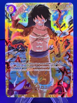 Monkey D. Luffy OP09-119 Secret Rare SEC Emperors New World One Piece English - Image 1