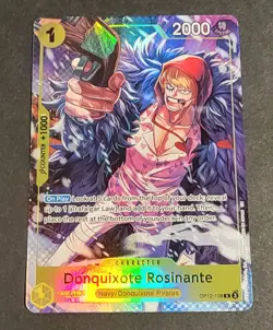 Donquixote Rosinante OP12-108 One Piece Illustration Box 6 Promo Alt Art - Image 1