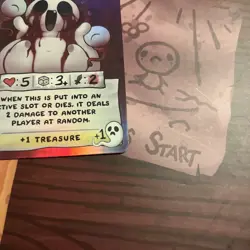 Binding of Isaac Four Souls Cute The Bloat Promo Card RARE! 🔥 - Image 4
