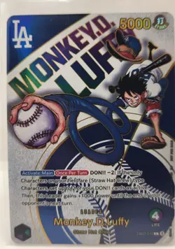 (Dodgers Luffy) Monkey D. Luffy One Piece Card Game EB02-010 - Image 1