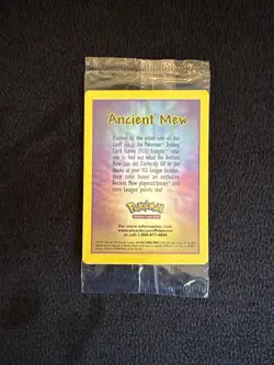 Ancient Mew SEALED Pokemon Unopened 2000 Movie Promo Holo Card X1 - RARE PROMO - Image 5
