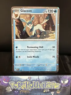 Pokemon Card Glaceon SVP 171 Black Star Promo Holo Rare NM - Image 1