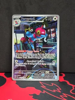 Porygon Z 214/182 Illustration Rare 2023 Pokemon Card TCG: Paradox Rift PF NM - Image 1