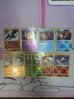 Radiant Lot SHINY - Charizard, Alakazam, Greninja Rare Holo Pokemon Card TCG - Image 1