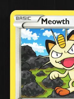 Meowth 74/124 LP Fates Collide English Pokemon Card TCG - Image 4