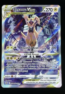 Zeraora VSTAR GG43/GG70 Ultra Rare Crown Zenith Pokemon Card - Image 1