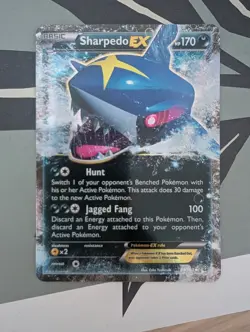 Sharpedo EX XY Primal Clash Card 91/160 Pokemon TCG - Image 1