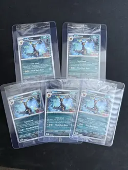 Pokemon TCG Umbreon 130/197 Obsidian Flames Stamped Reverse Promo Card x 5 - Image 1