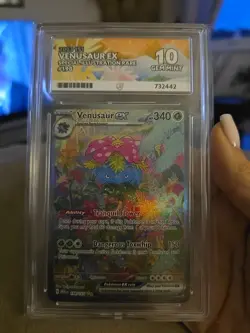 Pokemon TCG Venusaur EX Scarlet & Violet 151 Card 198/165 Sir Ace 8 - Image 1