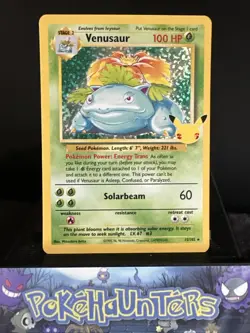 Pokemon Card Venusaur 15/102 25th Anniversary Celebrations NM - Image 1