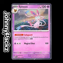 Sylveon 040/131 - 2025 Prismatic Evolutions Cosmo Holo Costco Pokemon Card (NM) - Image 1