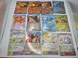 Pokemon Cards Lot Of 12 EX Charizard, Ninetails, Etc - Image 1