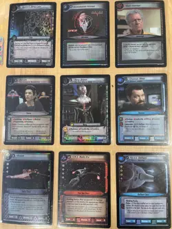 Star Trek CCG: Second Edition Adversaries Collection - Nine Card Foil Lot - Image 1