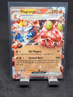 SV06: Twilight Masquerade Magcargo ex #029/167 Pokemon Card 1 - Image 1
