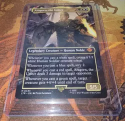 Aragorn, the Uniter Borderless 0434 NM+ Magic the Gathering MTG - Image 1