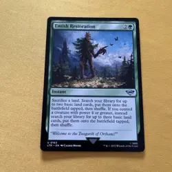 Entish Restoration – LTR #163 | MTG Lord of the Rings | Green Ramp Spell - Image 1