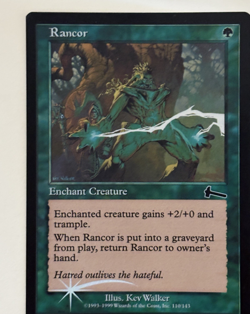 Rancor - FOIL Urza's Legacy *NM/LP* - Magic the Gathering MTG - Image 1