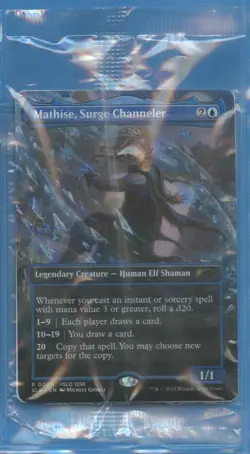 MTG: D&D PROMO: Mathise, Surge Channeler: SEALED - Image 1