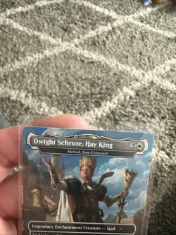 Dwight Schrute, Hay King - Heliod, Sun-Crowned Secret Lair Drop Regular - Image 2