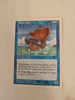 Mtg 5th Edition Pirate Ship (Never Played) - Image 1