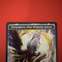 MTG FF English Token – Sephiroth, One‑Winged Angel Stainless Steel Emblem - Image 2