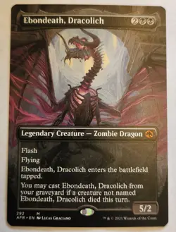 Ebondeath, Dracolich (Borderless) Adventures in the Forgotten Realms Regular - Image 1