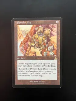 MTG Powder Keg Urza's b5f8 Destiny - See pictures for condition - Image 1