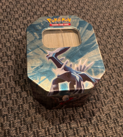 2008 Diamond & Pearl Dialga Tin Full of Bulk Pokemon Cards - Image 2