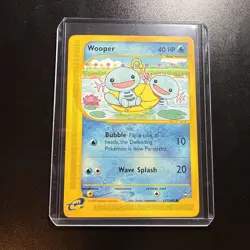 Pokemon TCG Aquapolis WOOPER Regular, Common - 117/147 Vintage WOTC - Image 1