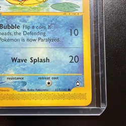 Pokemon TCG Aquapolis WOOPER Regular, Common - 117/147 Vintage WOTC - Image 4