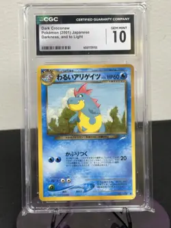 2001 Dark Croconaw Pokemon Japanese Darkness And To Light No.159 CGC 10 - Image 1