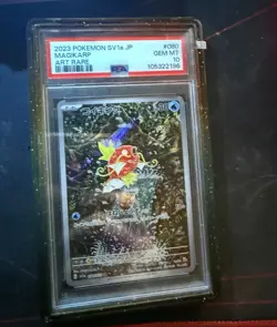 2023 Pokemon SV Triplet Beat (Japanese) Magikarp #080/073 PSA 10 W/ Graded Gaurd - Image 1