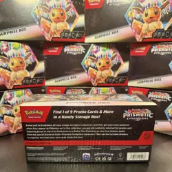 Pokemon Prismatic Evolutions Surprise Box – LOT OF 6 – SEALED - Image 3