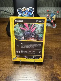 Pokemon TCG Sneasel Aquapolis 110/147 Non Holo Common LP - Image 1