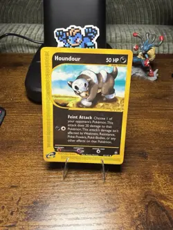 Pokemon TCG Aquapolis Houndour Common Non-Holo Card 87/147 - Image 1