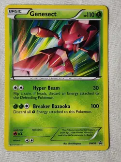 Played Genesect - Holo #BW99 Black and White Promo Pokemon TCG - Image 1