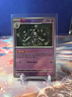 Pokemon TCG Prismatic Evolutions Dusclops Masterball Reverse 036/131 - Image 1