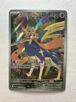 Pokemon TCG Zacian PFL 100/94 Phantasmal Flames Illustration Rare NM - Image 1