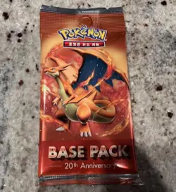 Pokemon TCG - 20th Anniversary Base Pack - Charizard - Korean CP6 - Image 1