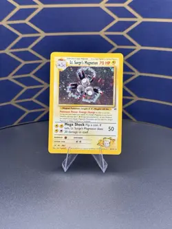 Lt. Surge's Magneton 8/132 Gym Heroes Holo Pokemon TCG - Image 1
