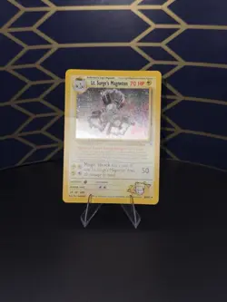 Lt. Surge's Magneton 8/132 Gym Heroes Holo Pokemon TCG - Image 2