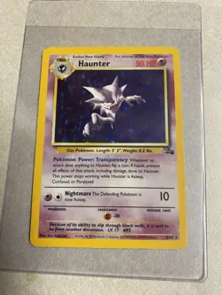 Haunter 6/62 Holo Fossil Rare Pokemon TCG LP Condition 🔥 - Image 2