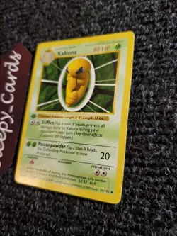 Pokemon Base Set 1st Edition Shadowless 33/102 Kakuna NM - Image 2