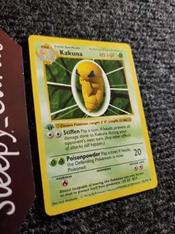 Pokemon Base Set 1st Edition Shadowless 33/102 Kakuna NM - Image 3