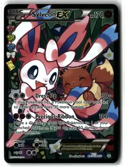 Sylveon EX ⭐ RC32/RC32 Holo Rare Ultra Generations 2016 Pokemon MP - Image 1