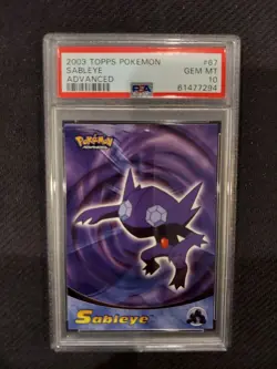 PSA 10 Sableye Topps Pokemon Advanced - Image 1