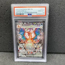2023 Pokemon OBF en Special Illustration Rare #223 Charizard EX Gem Mint PSA 10 - Image 1