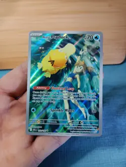 Pokemon TCG Misty's Psyduck Destined Rivals 193/182 Illustration Rare - Image 1